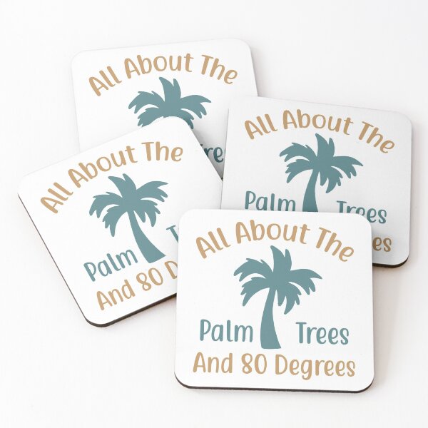 Item preview, All About The Palm Trees And 80 Degrees designed and sold by VibrantGifts.
