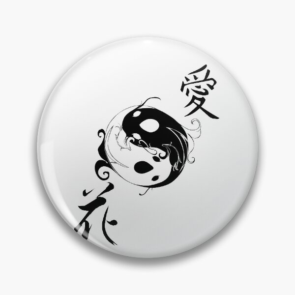 Item preview, Ying Yang Koi Fish butterfly Shirt Nishikigoi Japanese Gift Japan love designed and sold by CHAMSING INK.