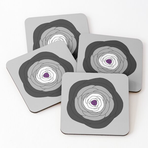 Item preview, Asexual Pride Rose designed and sold by XantheGeometric.
