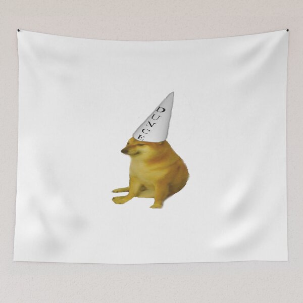 Item preview, Cheems Dunce -Stickers, Shirts, Pillows- designed and sold by Sethlow.