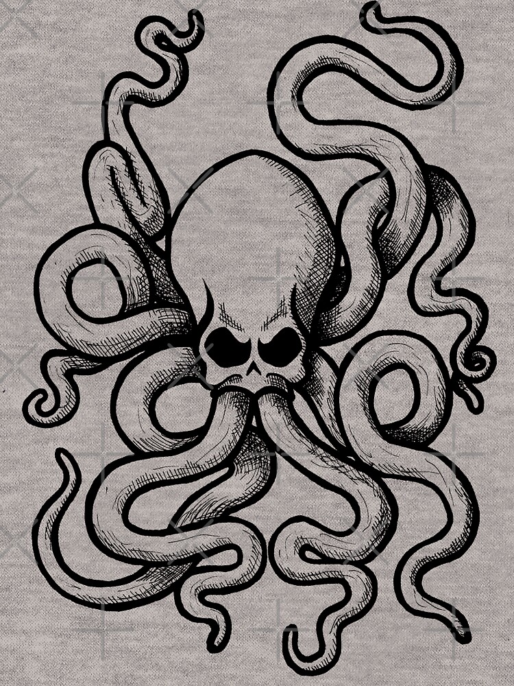 Thumbnail 5 of 5, Zipped Hoodie, Skulltopus designed and sold by TheRandomFactor.