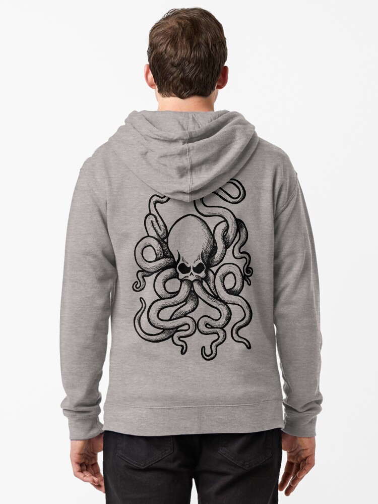 Thumbnail 1 of 5, Zipped Hoodie, Skulltopus designed and sold by TheRandomFactor.
