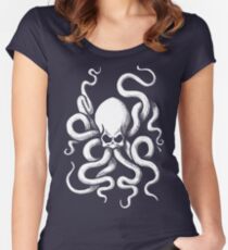 Skulltopus 2 Women's Fitted Scoop T-Shirt