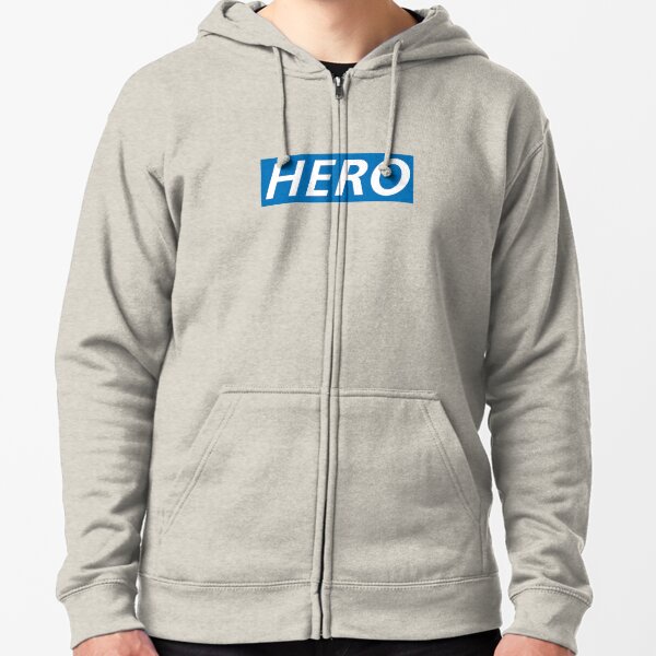 nhs logo zipped hooded sweatshirt