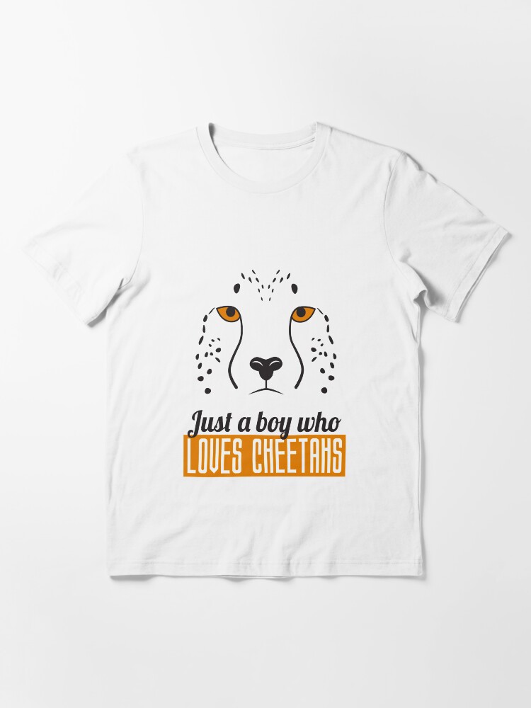 Alternate view of Just A Boy Who Loves Cheetahs - Cheetah Essential T-Shirt
