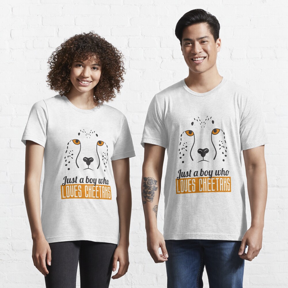 Just A Boy Who Loves Cheetahs - Cheetah Essential T-Shirt