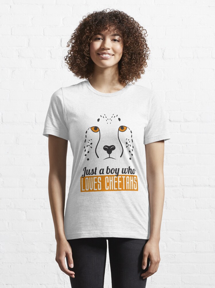 Alternate view of Just A Boy Who Loves Cheetahs - Cheetah Essential T-Shirt