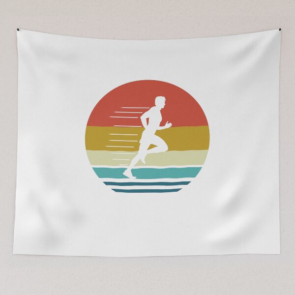 Item preview, Running - Vintage Retro Running- Runner Gift - Cross Country Marathon designed and sold by HappyTees Lab.