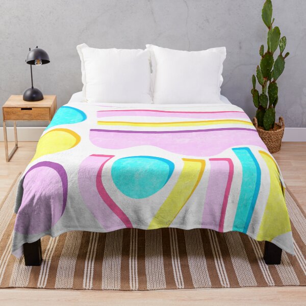 Item preview, Bright Pastels Modern Abstract Shapes designed and sold by kdmcm.