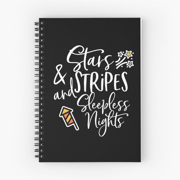 Item preview, Happy Fourth Of July Stars and Stripes and Sleepless Nights 4th Of July Pregnancy Announcement Patriotic Funny Gift designed and sold by Akmloza.