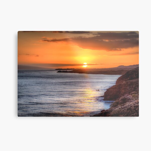 Maui Sunset 6/8/12 Metal Print