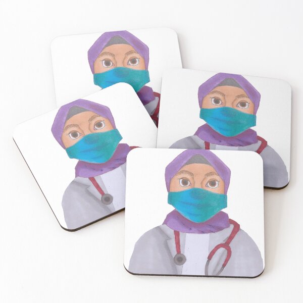 Item preview, Hijabi Masked Doctor Art designed and sold by Marsketches711.