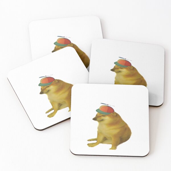 Item preview, Cheems Propeller Beanie -Stickers, Shirts - Pillows and more- designed and sold by Sethlow.