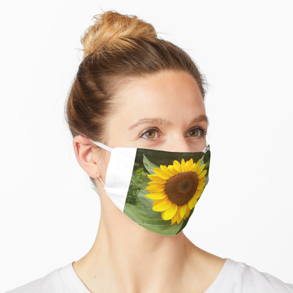 Download Bright Yellow Sunflower Photography Mask By Cazflo Redbubble PSD Mockup Templates