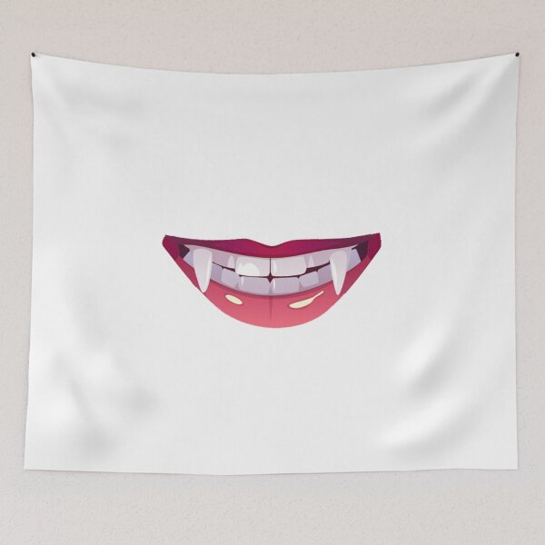 Item preview, Funny Vampire Mouth illustration designed and sold by Amineharoni.