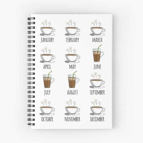 Item preview, Coffee Throughout the Year designed and sold by printadorable.