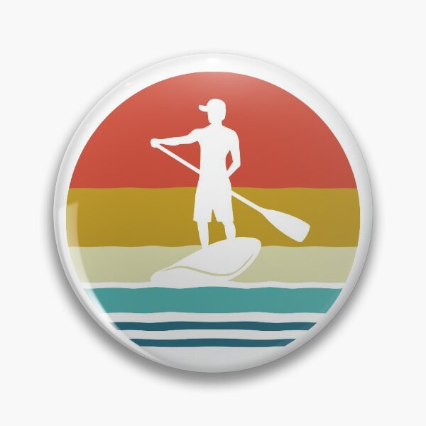 Item preview, Paddleboarding - Vintage Retro Paddleboarder - Paddleboarding Gift designed and sold by HappyTees Lab.