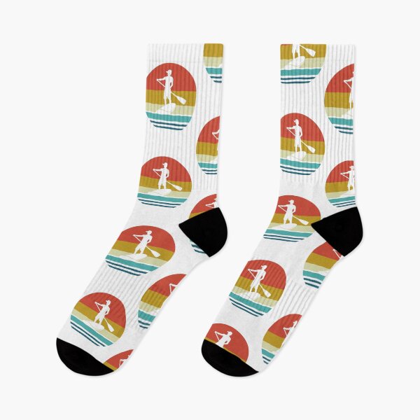 Item preview, Paddleboarding - Vintage Retro Paddleboarder - Paddleboarding Gift designed and sold by HappyTees Lab.