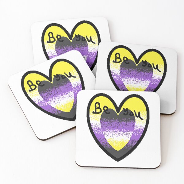 Item preview, NonBinary be you heart designed and sold by pokemon99883.
