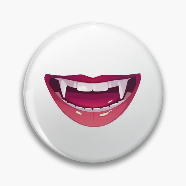 Item preview, Funny Vampire Mouth illustration designed and sold by Amineharoni.