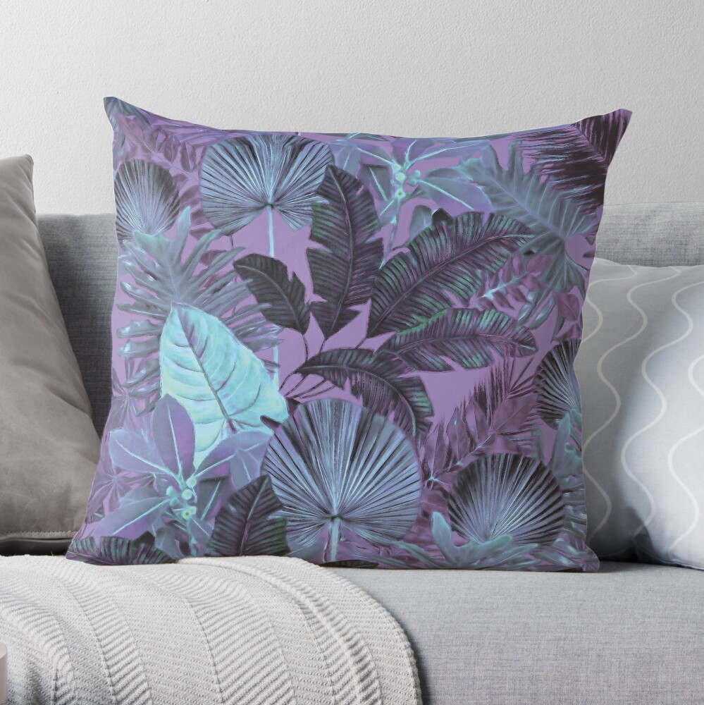 Mighty Jungle Cushion, Lilac