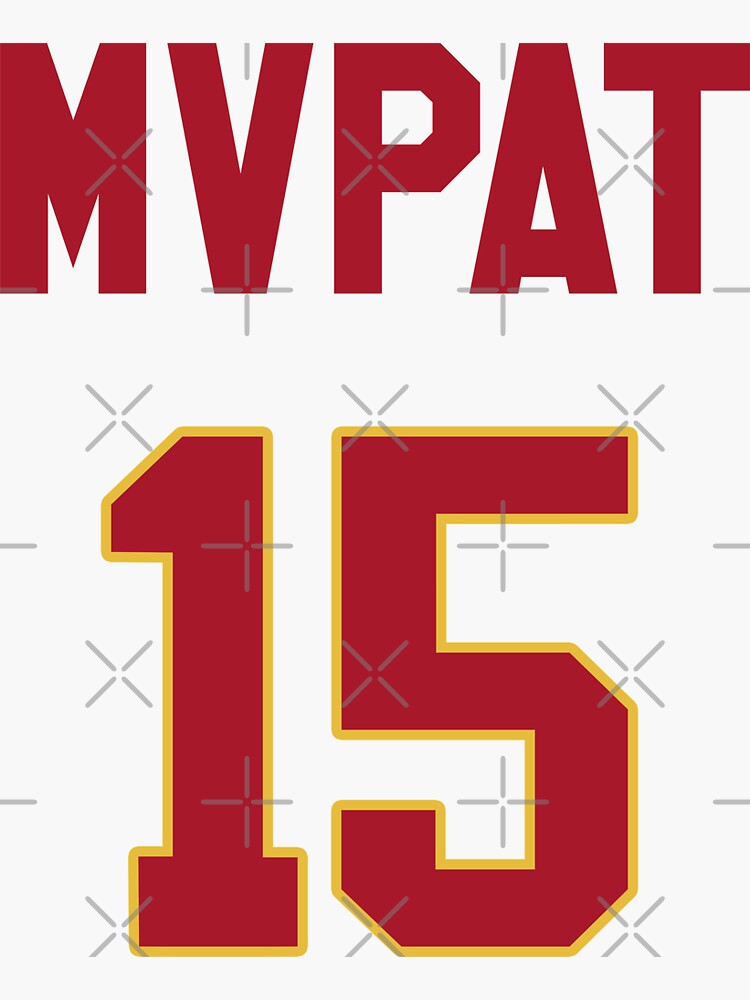 Limited Edition Patrick Mahomes Jersey Style Shirt, MVPAT, MVP, Kansas City  Chiefs Shirt, Mug, Hoodie & Wall Tapestry! Essential T-Shirt for Sale by  GoatGear