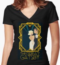 The Great Gatsby Fitted V-Neck T-Shirt