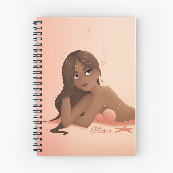 Item preview, Peachy Pearl Mermaid designed and sold by emmaburndesigns.