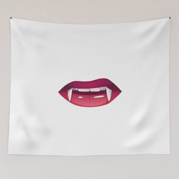 Item preview, Funny Vampire Mouth illustration designed and sold by Amineharoni.