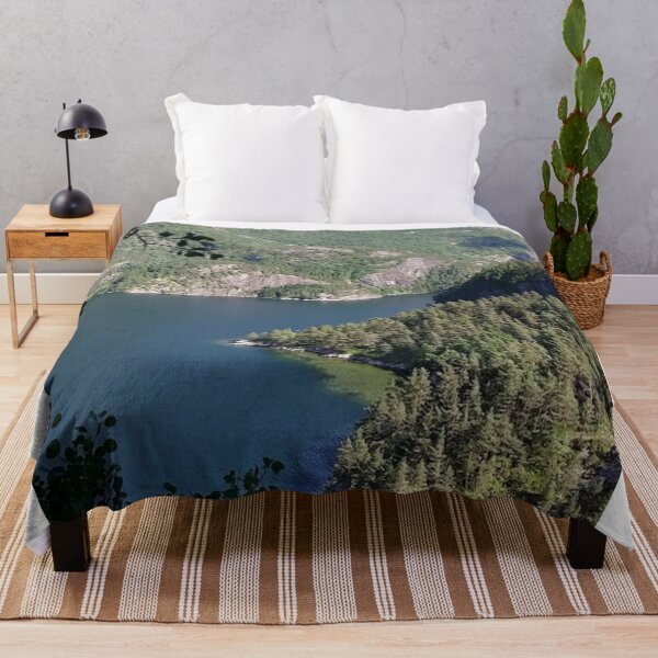 Item preview, Norwegian stunning view forest beach designed and sold by WildCreation.