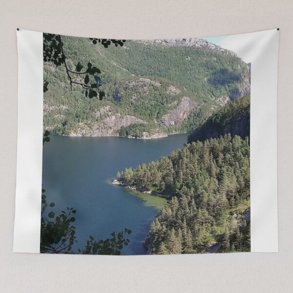 Item preview, Norwegian stunning view forest beach designed and sold by WildCreation.