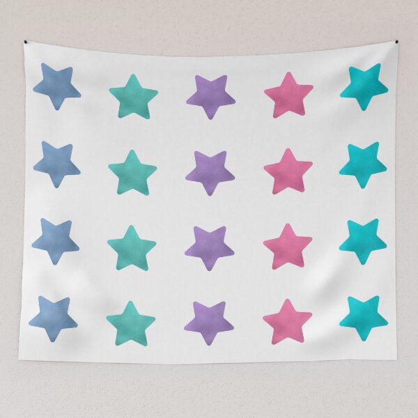 Item preview, Colorful stars designed and sold by OkihanaShop.