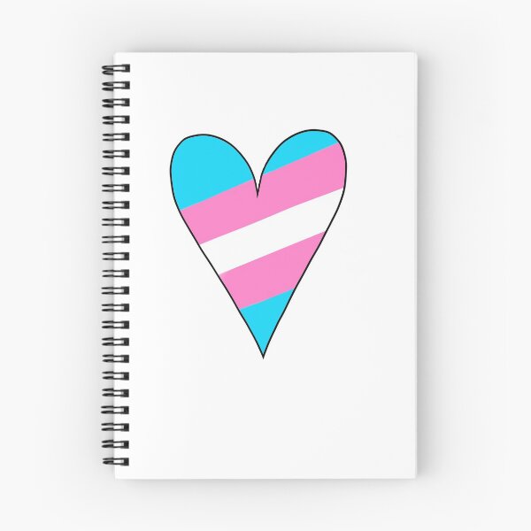 Item preview, Trans Pride Heart designed and sold by Local Cosmic & Chaotic Gremlin Hoard.