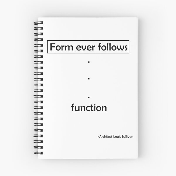 Item preview, Form ever follow function designed and sold by Archtshirt.