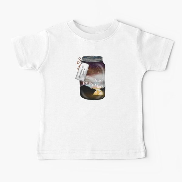 Reach for the Stars Mason Jar Tatra Cottage Baby T-Shirt