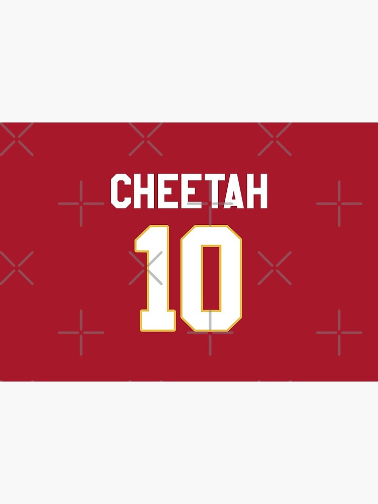 GoatGearDotUS Limited Edition Tyreek Hill Jersey Style Shirt, Cheetah 10, Hill 10, Kansas City Chiefs Unisex Hoodie