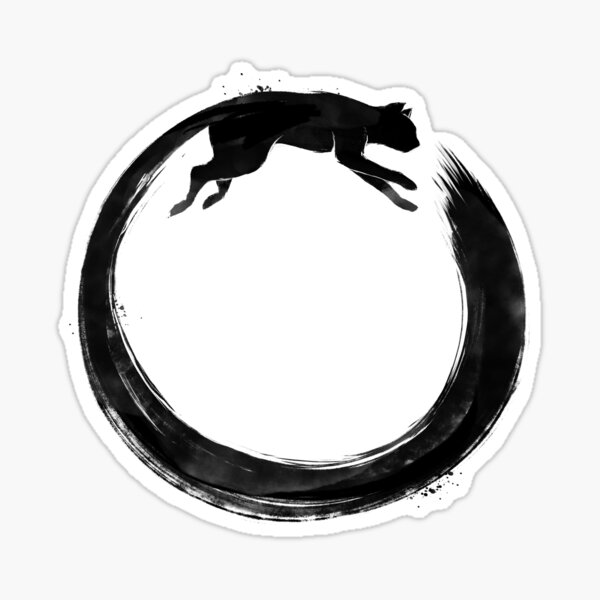 Aperçu de l'œuvre Chat Sumie Enso créée et vendue par Tobe Fonseca®.