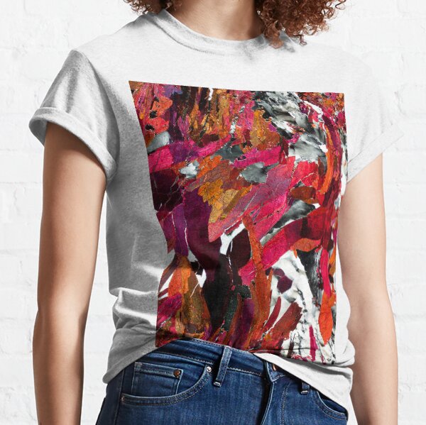 Piemontite from St Marcel, Italy rock thin section - geology gift Classic T-Shirt