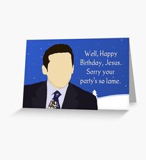 Happy Birthday Jesus Greeting Card