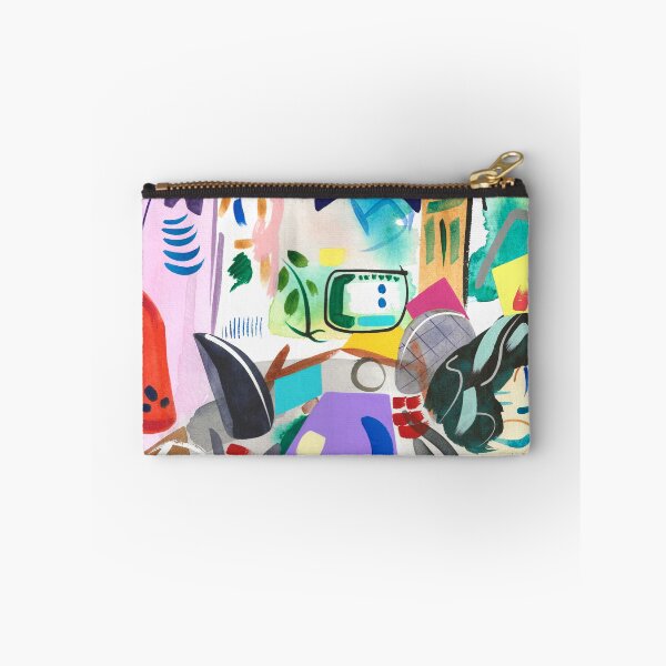 Item preview, Abstract Interior Pink and Purple Art Print designed and sold by lisavrobinson.