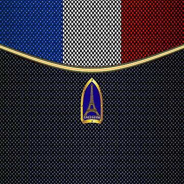 Artwork thumbnail, Eiffel Tower (Paris, France Flag) by VkCases
