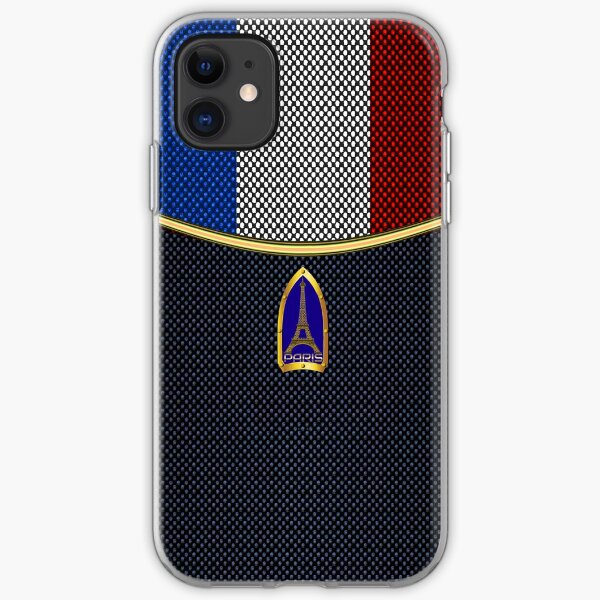 Eiffel Tower (Paris, France Flag) iPhone Soft Case