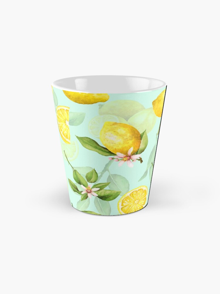 Alternate view of Summer Lemons turqouise Mug