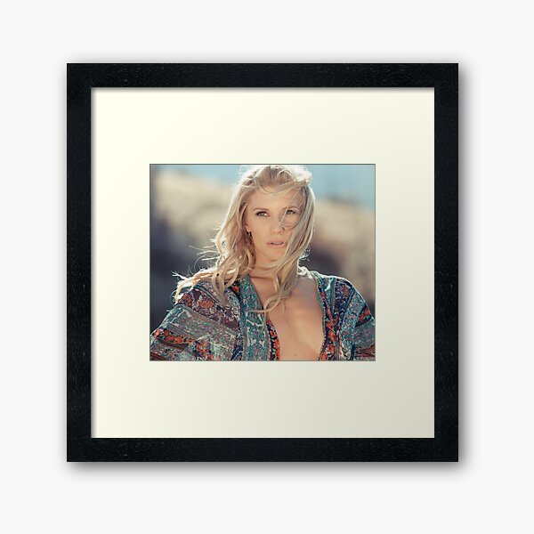 Katee Sackhoff by Dennys Ilic Photography Framed Art Print