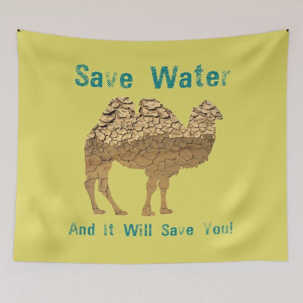 Item preview, Camel silhouette - Save water and it will save you designed and sold by Bepslabor.