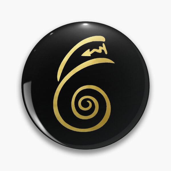 Item preview, Reiki healing DAI KO MYO The Master Symbol gold spiritual element designed and sold by Michallandsberg.