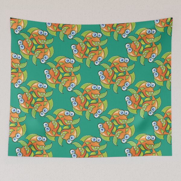 Item preview, Circle of goldfish having fun this summer by bitting each other tail designed and sold by Zoo-co.