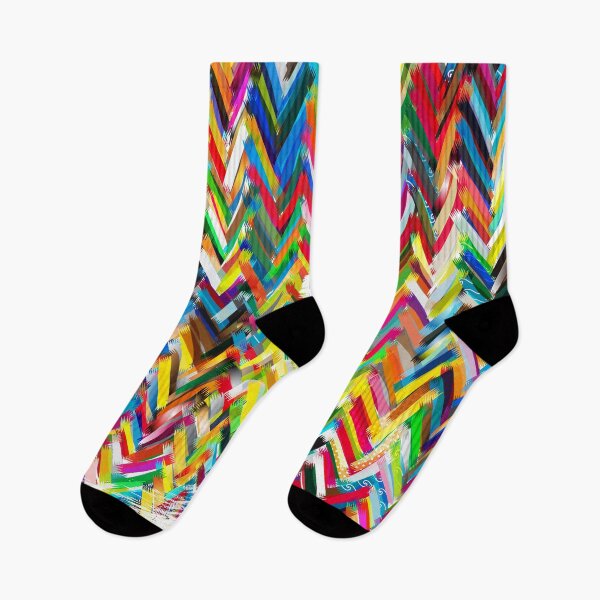 Item preview, colorfull chevrons designed and sold by kharma zero.