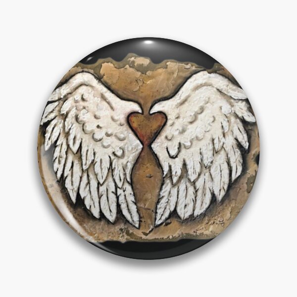 Item preview, Angel Wings / Heart / Inspirational Self Care / St Michael / Golden Wings / Feathered Wings designed and sold by artenvironments.