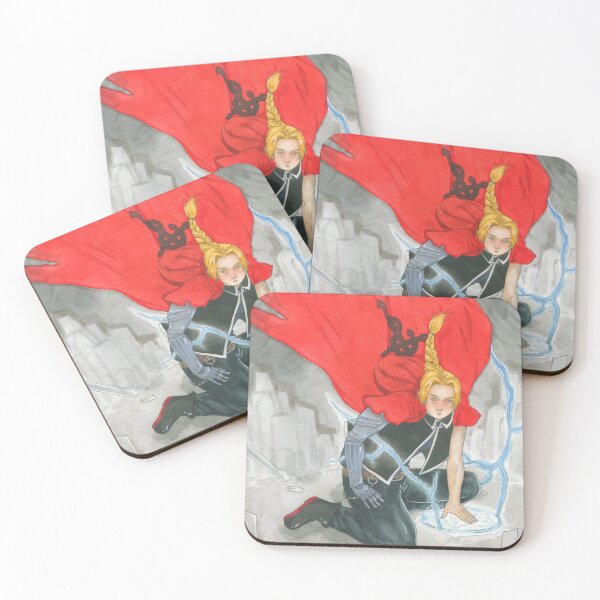Item preview, Edward Elric Fullmetal Alchemist painting tribute designed and sold by Hynek Šnajdr.